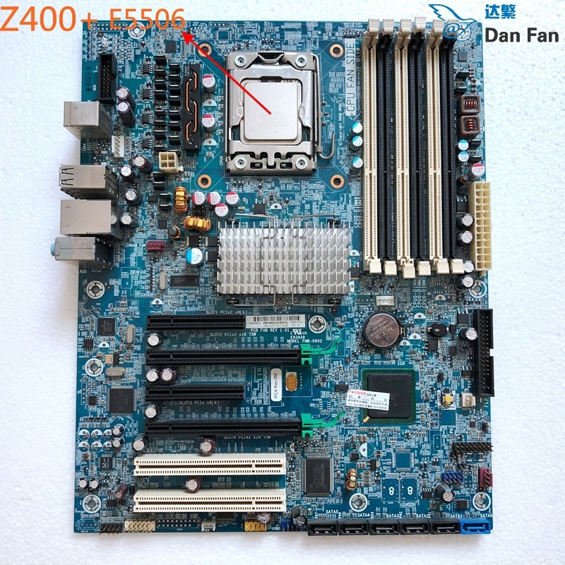 586968-001 For HP Z400 Workstation Motherboard X58 LGA1366 Give away E5506 586766-002 Mainboard 100%