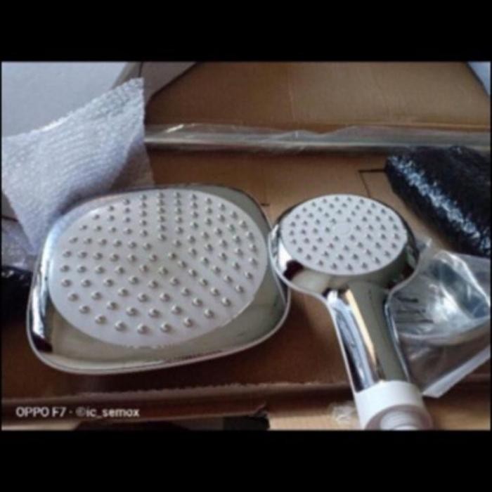 (Tanpa Kran) Shower Mandi Set . Model Bagus Modern . Shower Tiang