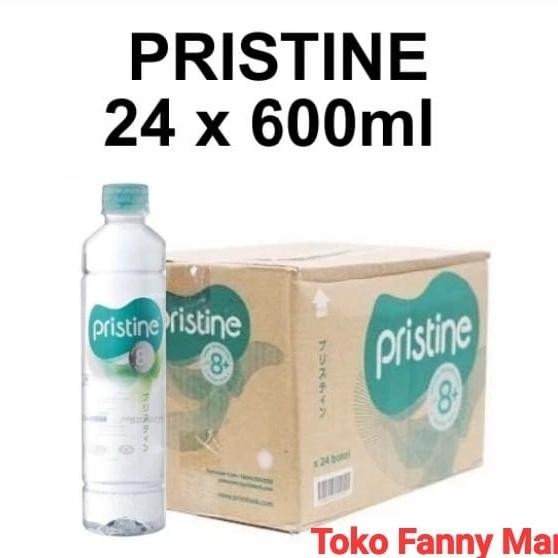 

Air Minum Pristine 8,6 + 600 ml , isi 24 botol / karton no