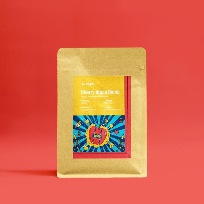 

Kopi Arabika Cherry Apple Bomb! Natural Anaerobic Specialty Coffee