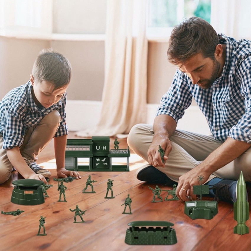 56Pcs Mainan figure Tentara Set Plastik Murah / Mainan Tentara Tentaraan Military /Mainan Tentara