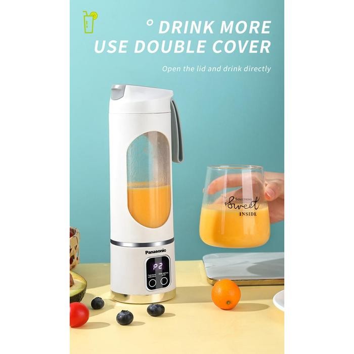 Panasonic 12 Blade Nirkabel Portabel Listrik Blender Buah Blender Buah Shaker Shaker Cup Botle Mixer