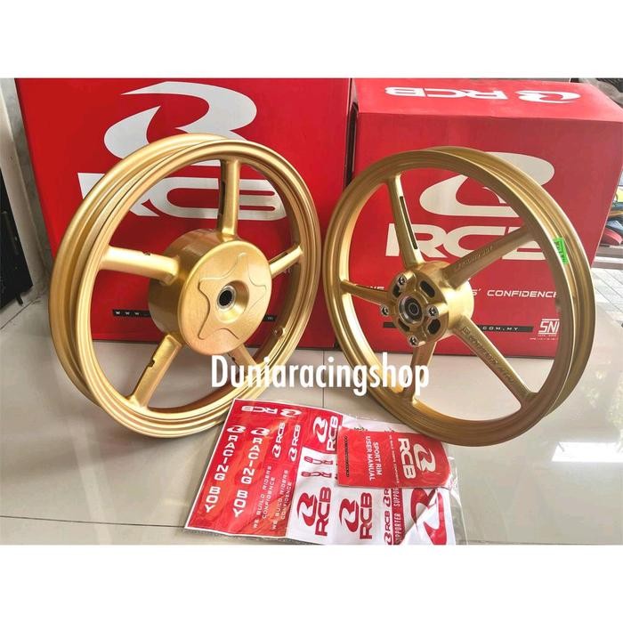 Velg RCB Pelek racing RCB Vario 125 Vario 150 SP522 palang 5 Gold Original RCB
