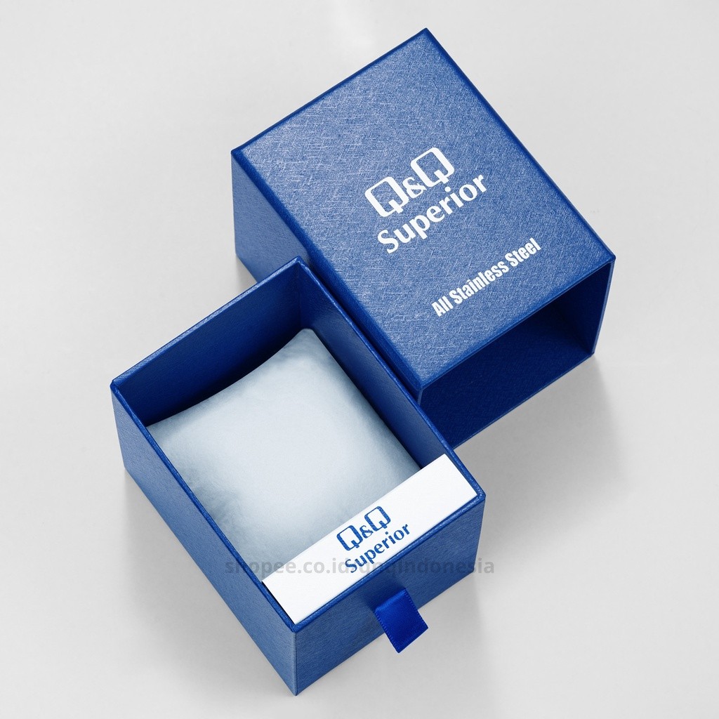 Box Superior Edition Kotak Jam Tangan Q&Q QnQ QQ Kado Pacar