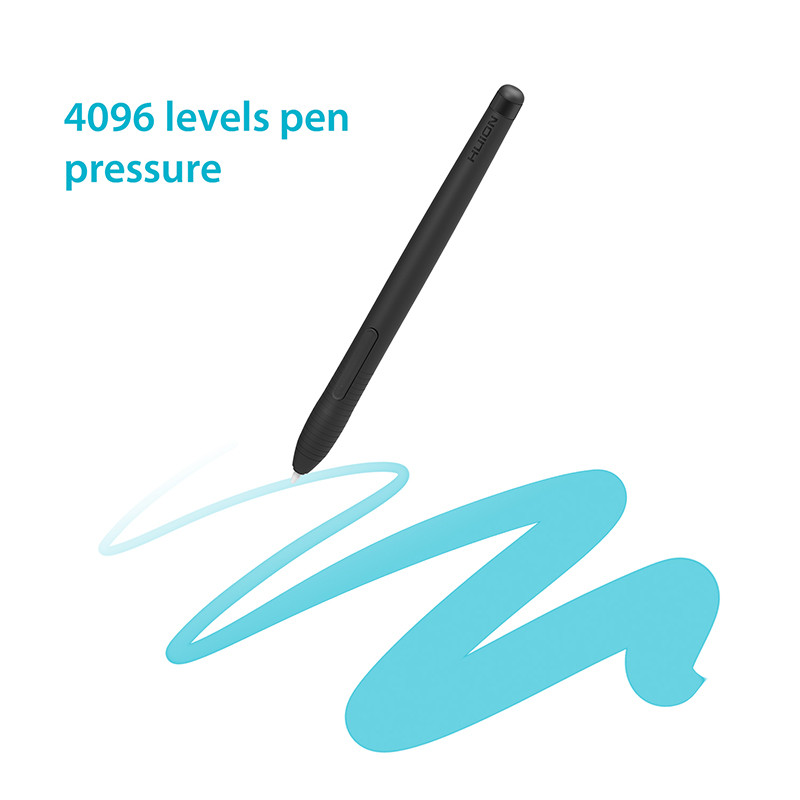 

Huion Pw201 Battery-Free Pen 4096 Levels With Two Side Customized Keys Applicable For Digital
