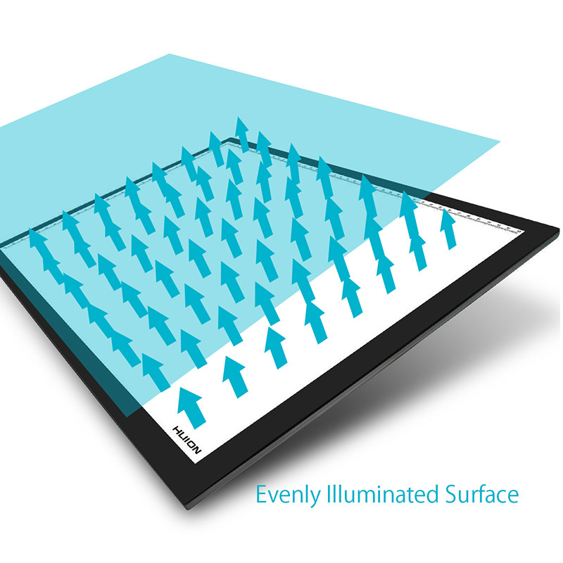 

Huion A3 Adjustable Led Light Pad Ultra Thin Graphic Drawing Tablets Copy Board For Tattoo Stencil