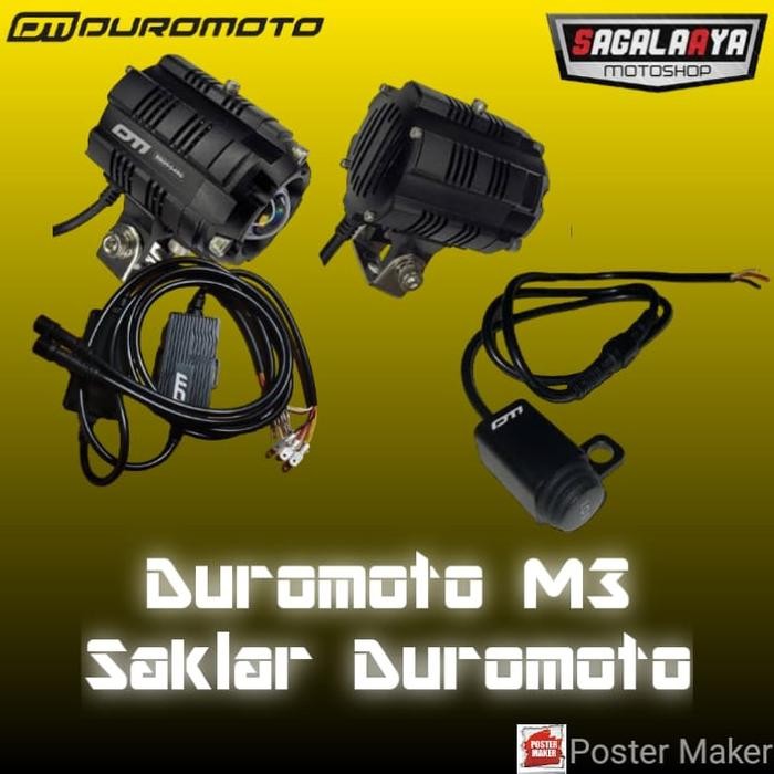 Sale Paket Lampu Duromoto M3 Saklar Original Duromoto