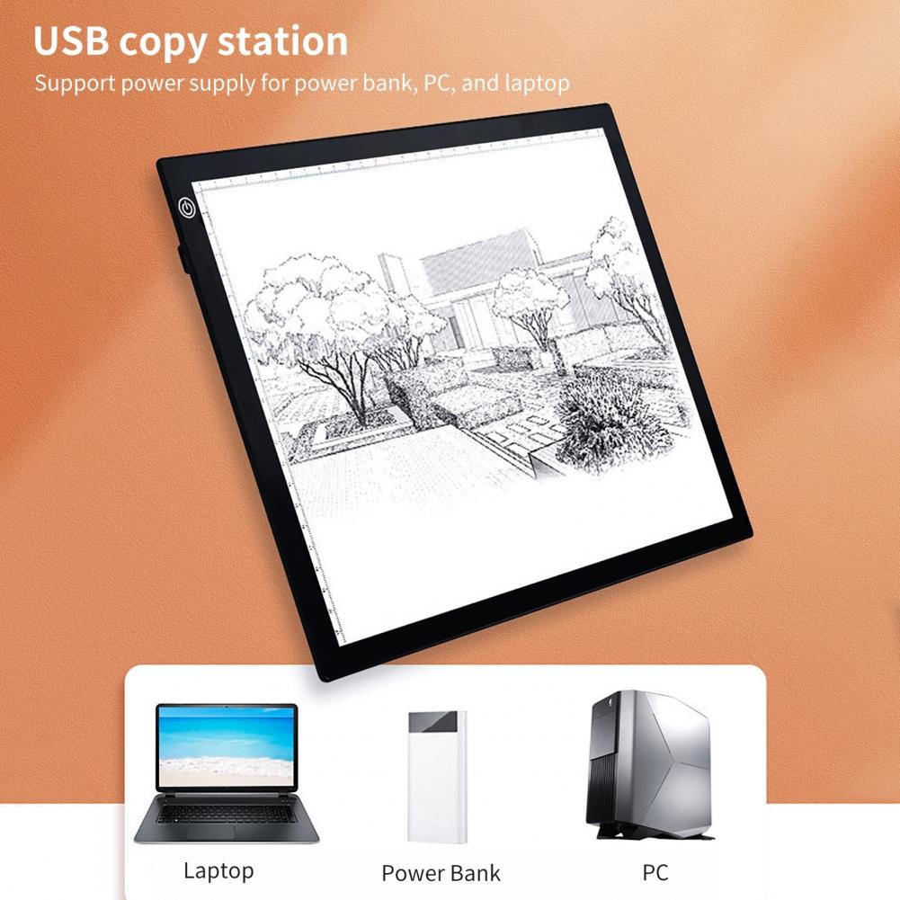 

Ultra-Thin A3 A4 Led Calligraphy Tracing Drawing Pad Strong Suction Copy Board Magnetic Led Drawing