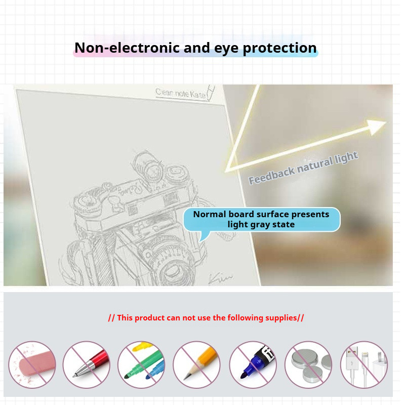 

Non-Electronic Magic Writing Boards Business Student A4/B5 Handwriting Board Environmental