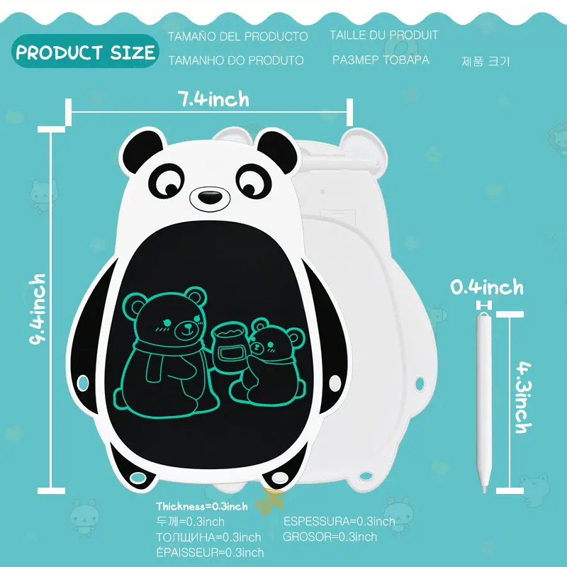 

Cartoon 8.5 Inch Lcd Writing Tablets Colorful Screen Drawing Pad Doodle Board Toy Christmas Gift And