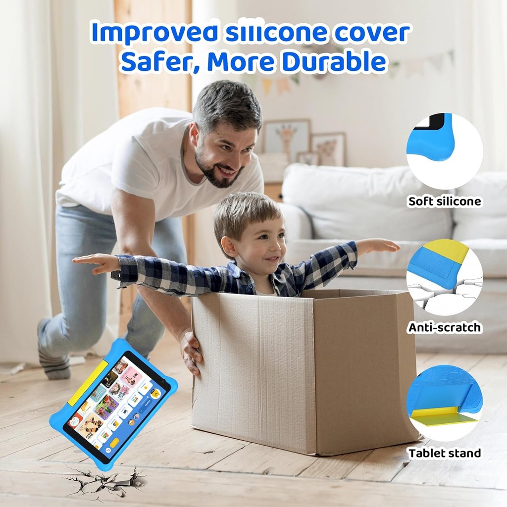 

Urao Kid Tablet Android 13 7 Inch 5Gb Ram 32Gb Rom 128Gb Expand 5G Wifi 4000Mah Battery Dual Camera