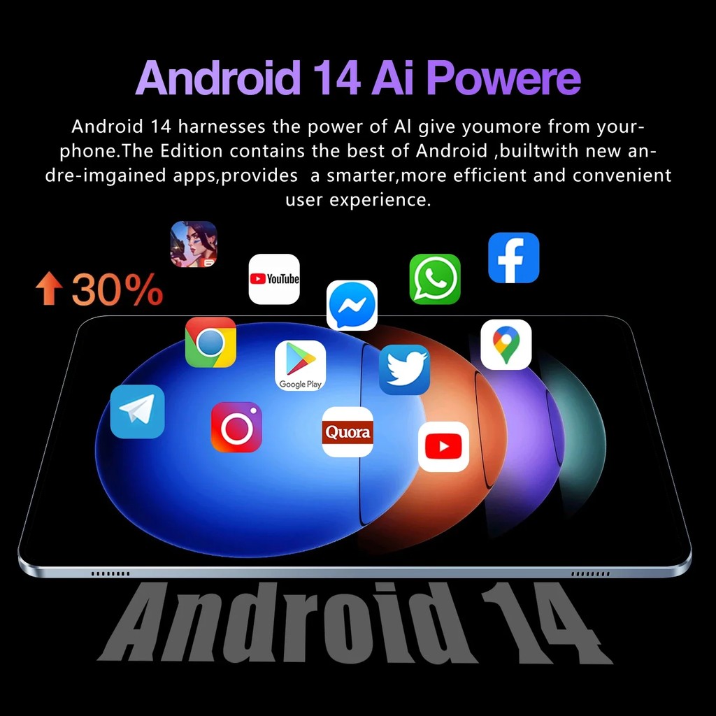 

Global Version Original Pad 7 Pro Tablet 11Inch Hd 4K Snapdragon 8Gen2 Android 14 22Gb+2Tb 5G Dual
