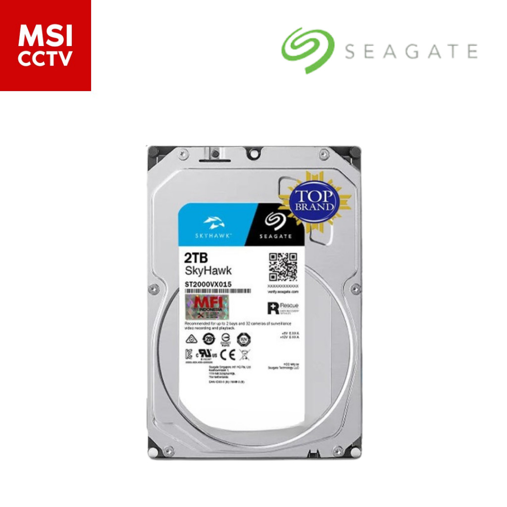 HDD Hardisk Seagate 2TB MFI Garansi 3 Tahun
