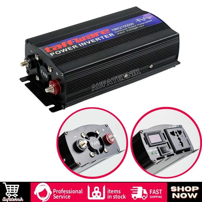 Power Inverter DC Ke AC Aki ke Listrik DC 12 V to AC 220 V