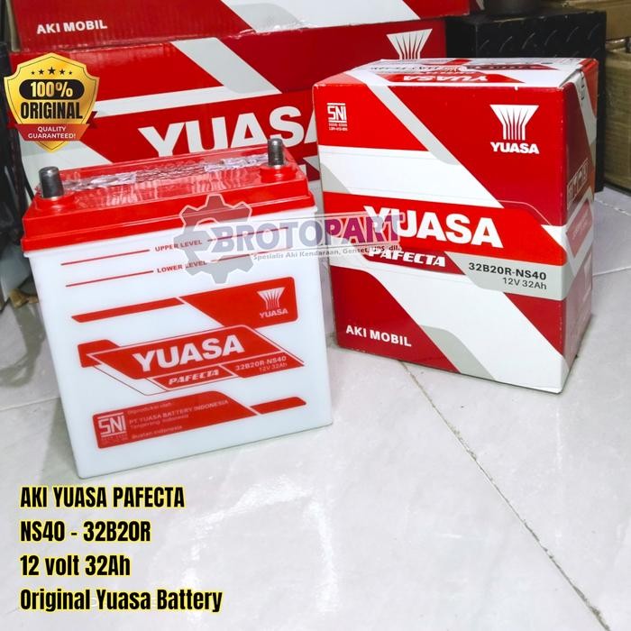 Aki Mobil Suzuki Jimny Carry, Futura, Katana Accu Yuasa NS40 32Ah