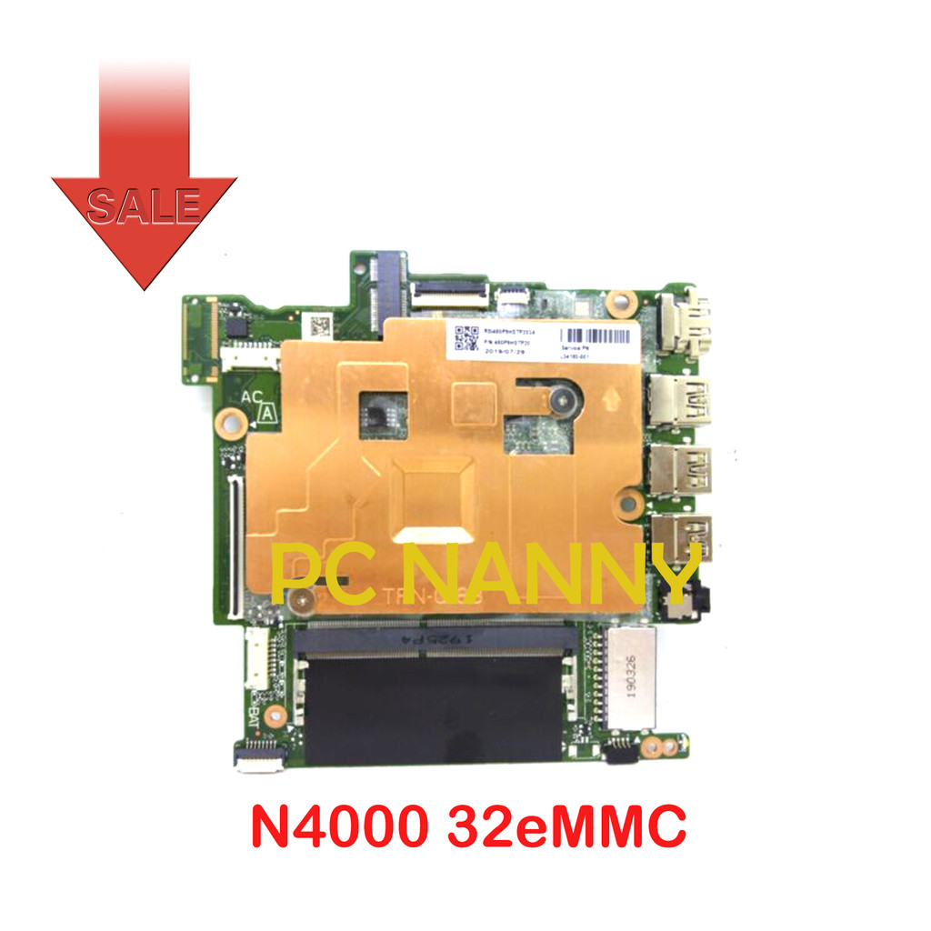 PCNANNY for HP Stream 14" 14-cb laptop motherboard L65728-601 N4000 32eMMC DA0P9CMB6C0