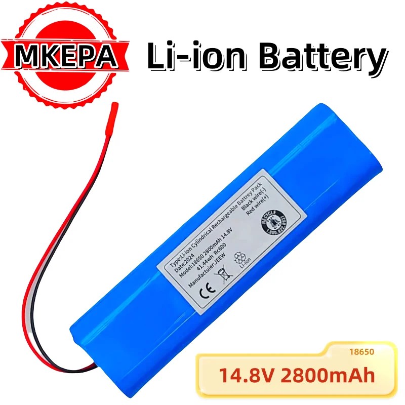14.8V Battery 2800mAh Lithium Battery for ILIFE V5 V5s V50 V3 plus v3s pro Robot Vacuum Cleaner ilif