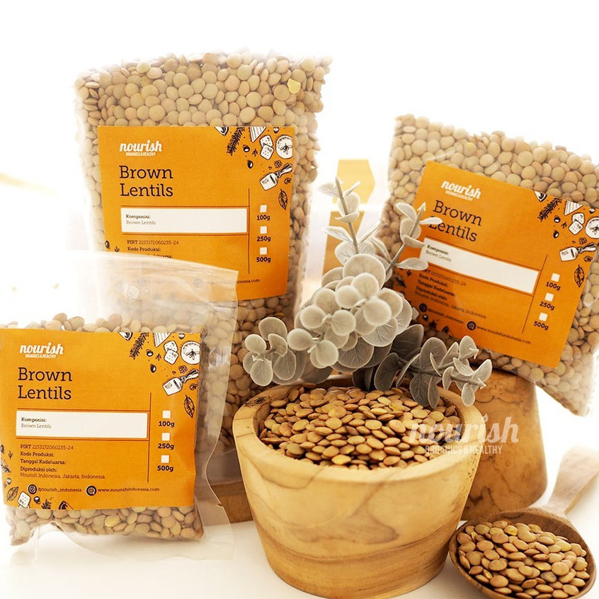 

Brown Lentils 500gr