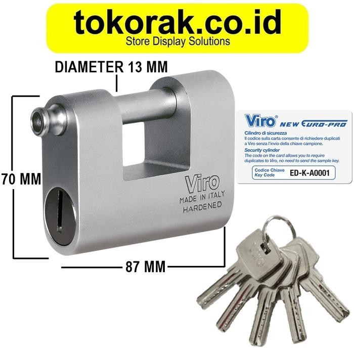 GEMBOK VIRO EURO MONOLITH 87 MM ASLI ITALY 4154 PANZER 87MM PANSER