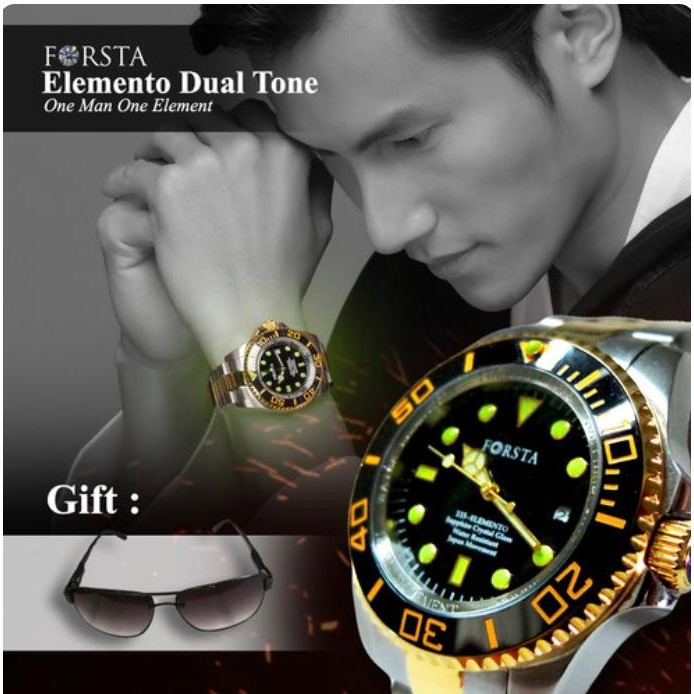 Femmora- Forsta Elemento Dual Tone - Jam Tangan