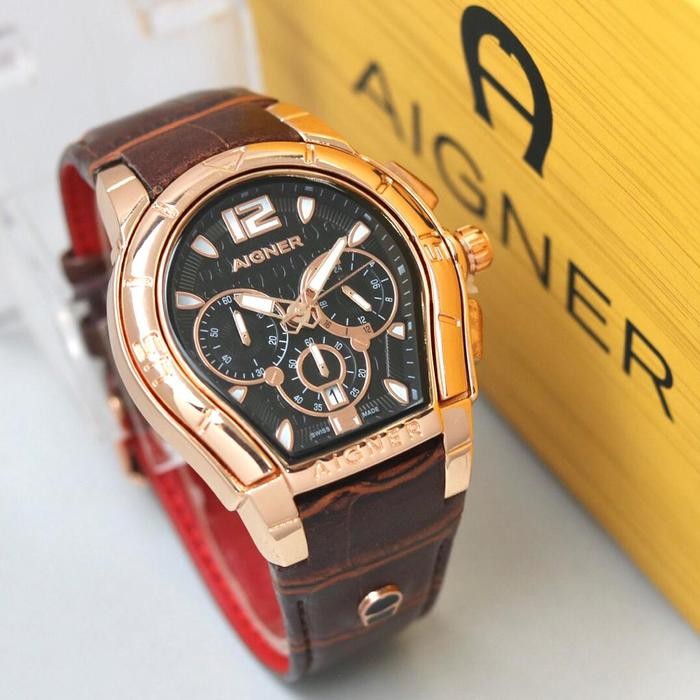 Femmora- Jam Tangan Wanita Aigner Best Seller Kulit Quartz Stainless Watches