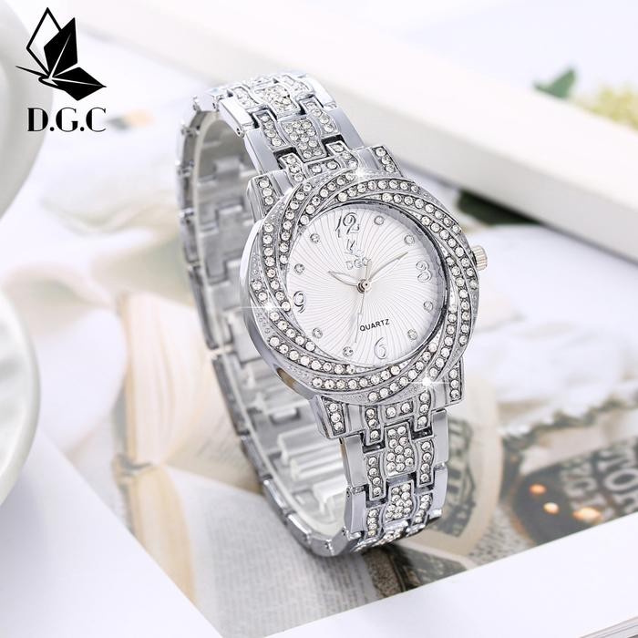 Femmora- Dgc Cod Jam Tangan Wanita Analog Fashion Casual Women Strap Stainless Steel Quartz