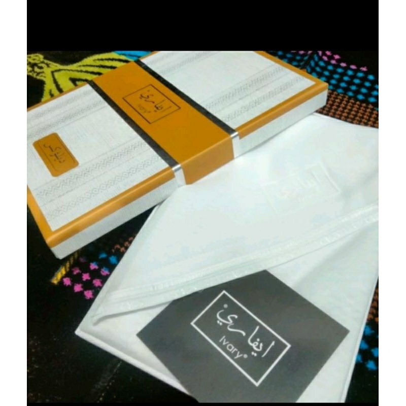 Murah Sorban Ivary Putih Made In Saudi