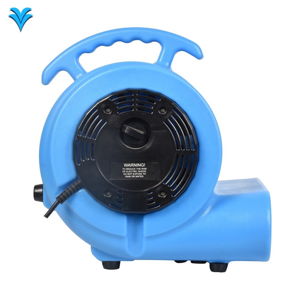 Portable Janitoral Floor Dryer Blower Fan Air Mover 1890 Cfm 3-Speed 1/3 Hp Floor Carpet Dryer For