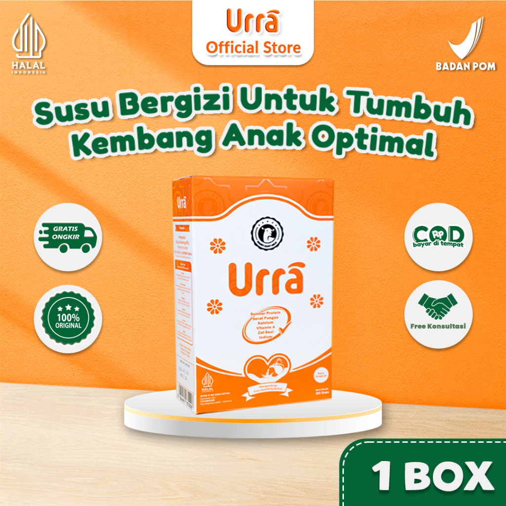 

SUSU URRA ADALAH SUSU KAMBING SAANEN PREMIUM PENAMBAH BERAT BADAN DAN TINGGI BADAN ANAK IDEAL -1 BOX