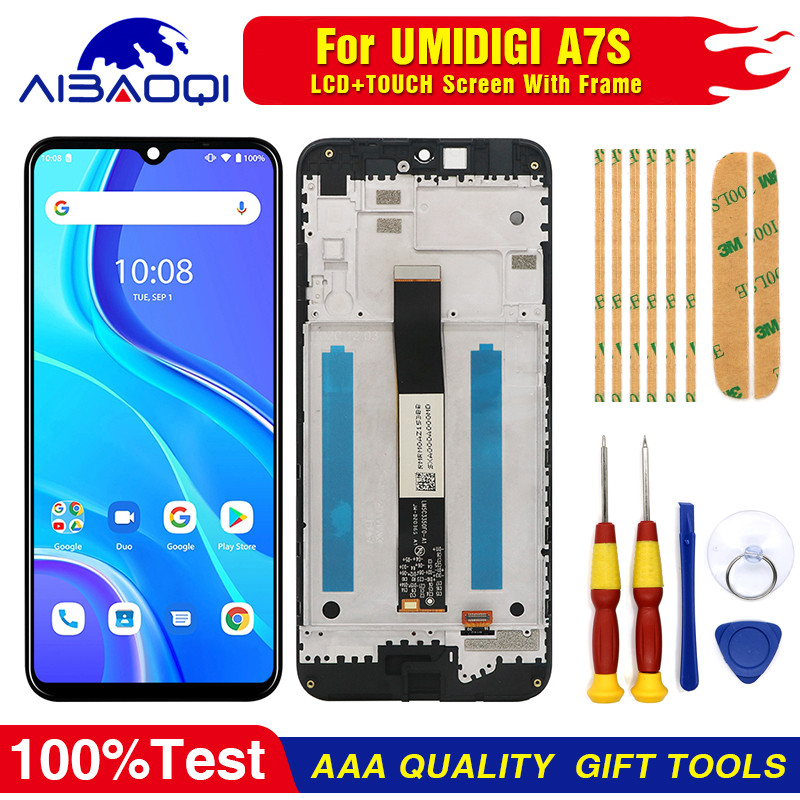 New Original Touch Screen LCD Display Frame For Umidigi A7S/A9 Pro Phone Replacement Parts + Disasse