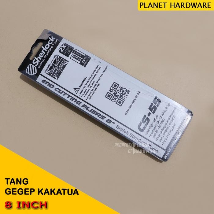 Auradeko Sherlock Tang Gegep Kakatua 8 Inch Chrome Vanadium Kepala Besar