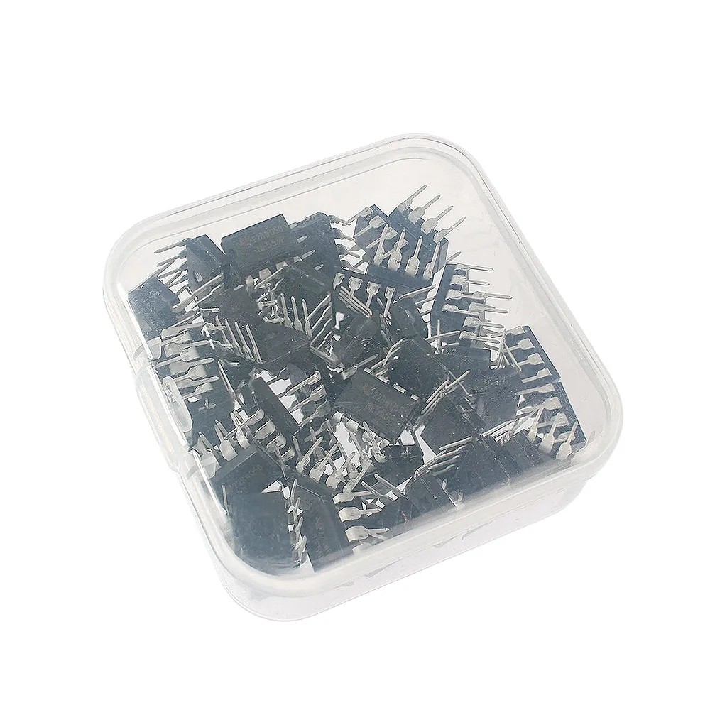 IMPORT 10/25/50PCS KIT NE555 IC 555 8 PIN DIP SOCKETS (10 EACH) IC NE555 AND SOCKETS DIP8 DIY FOR