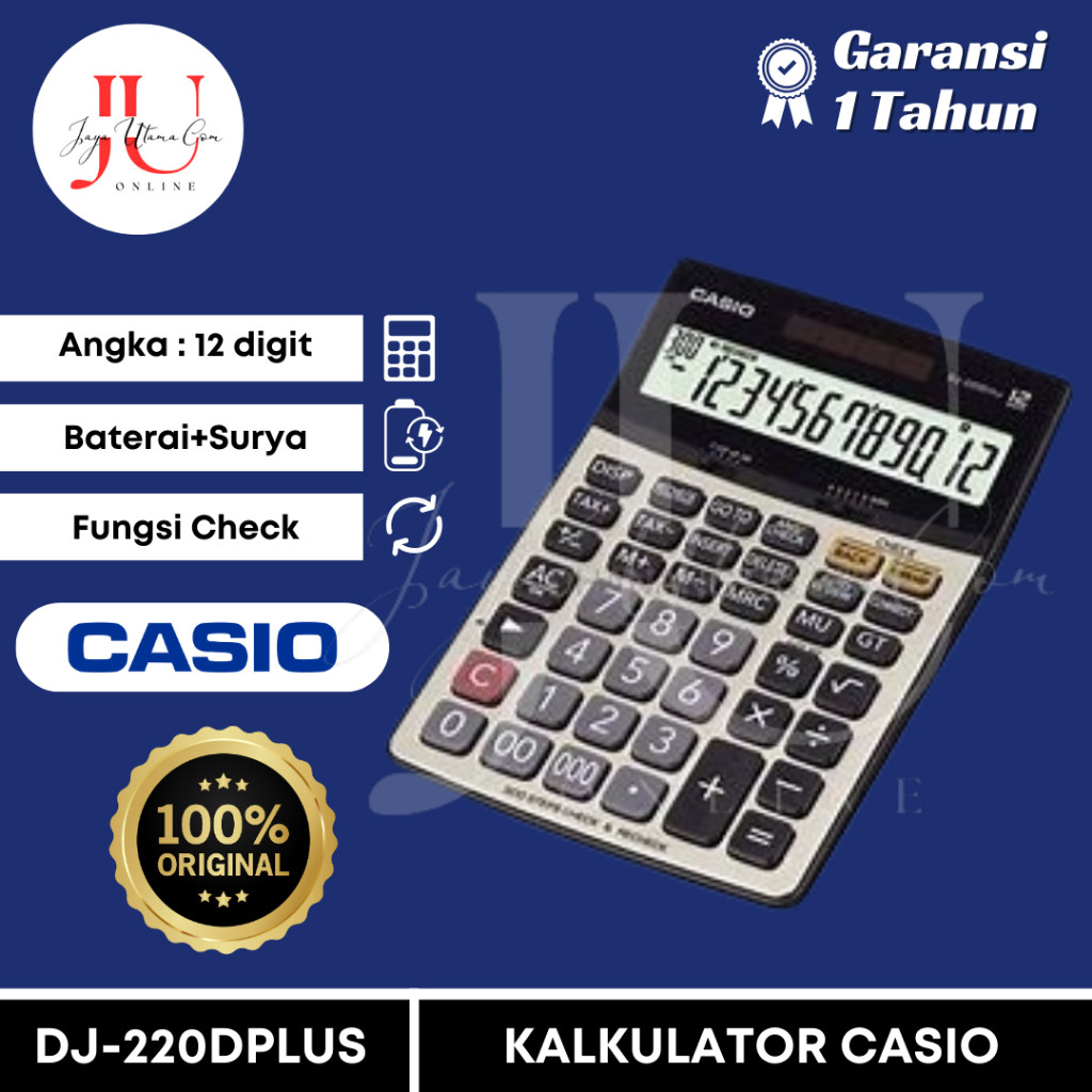 

[READY] Kalkulator Casio DJ 220D Plus