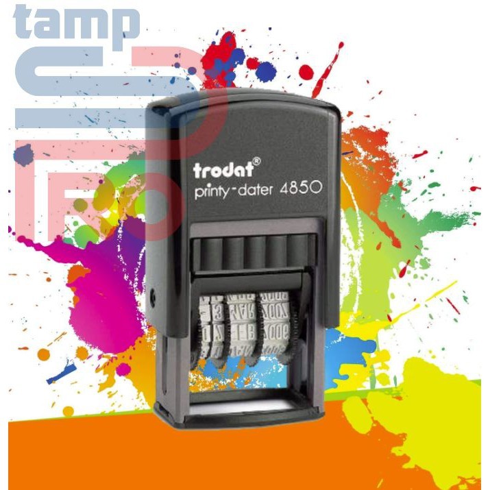 

[READY] Trodat 4850 Stempel Tanggal Otomatis Custom Text / Dater Otomatis