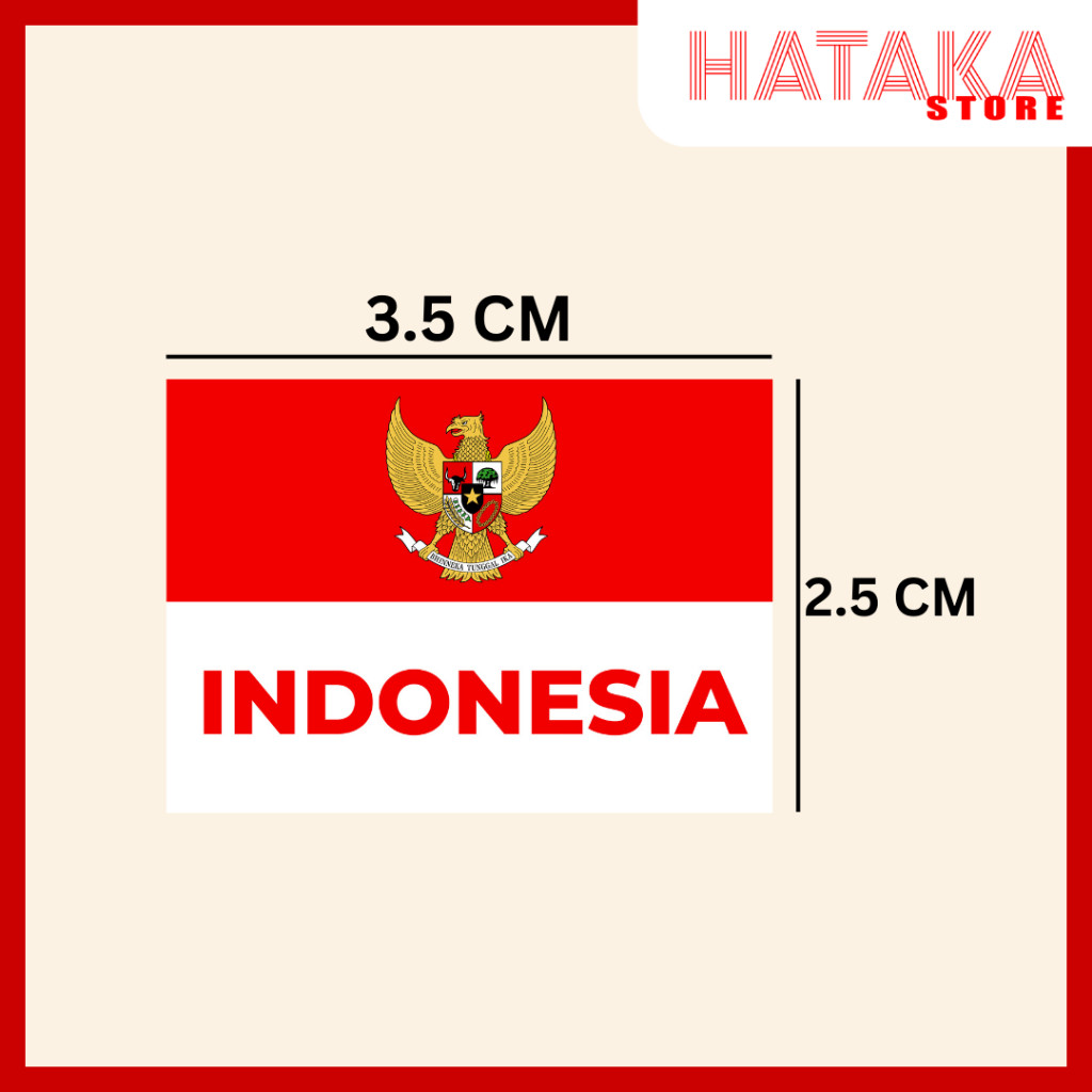 

(1 Lembar 42Pcs) Stiker Pipi Bendera Tempel Pipi Merah Putih Merah Putih Termurah Lengket Tidak