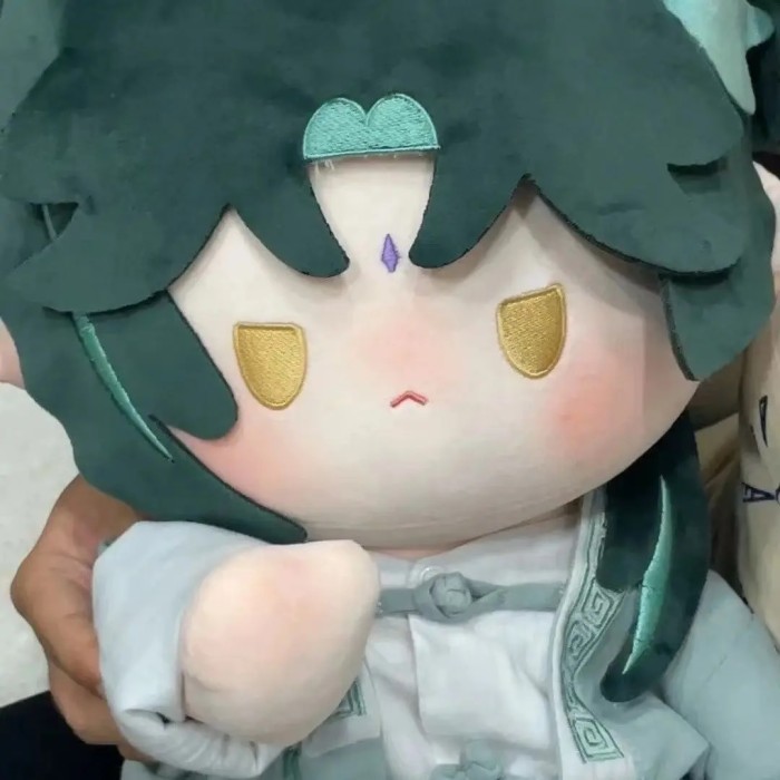 Anime Xiao Genshin Impact 40CM Game Cosplay Plush Stuffed Doll