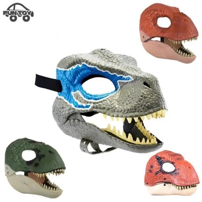 Halloween Dinosaur Mask Halloween Cosplay Costume Jurassic World