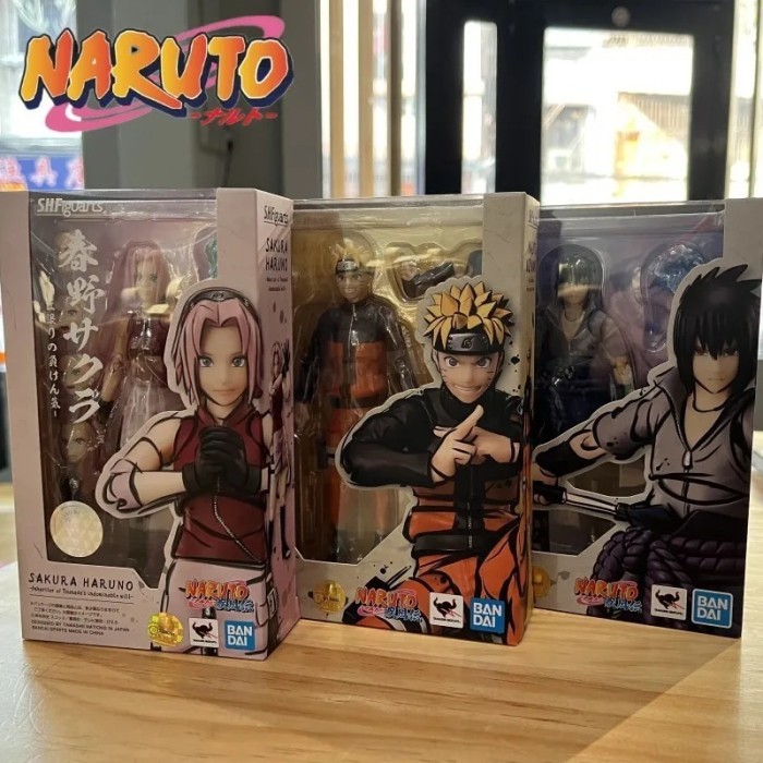 Original Bandai SHFiguarts Naruto Action Figures Naruto: Shippuden