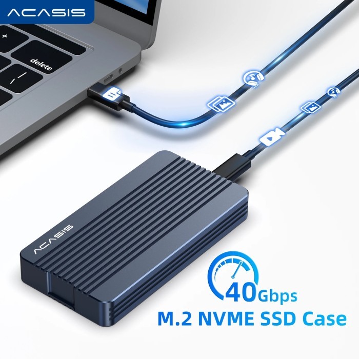 Acasis Thunderbolt 4 Mobile Enclosure M.2 NVME SSD External Hard