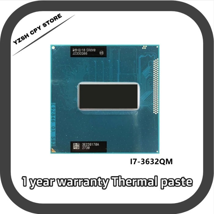 Original Intel Core I7-3632QM SR0V0 CPU I7 3632QM processor 2.2GHz