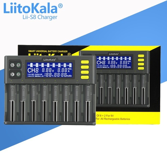 LiitoKala Lii-S8 Lii-PD4 Lii-PD2 Lii-500 Lii-600 battery Charger for