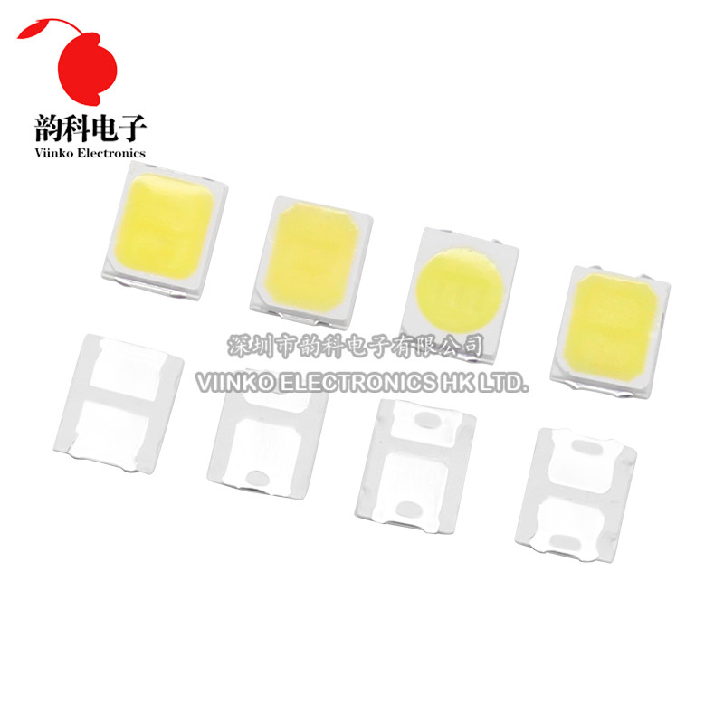 IMPORT 100PCS HIGH BRIGHTNESS SMD LED 2835 1W 0.5W 0.2W WHITE 3V 6V 9V 18V 36V