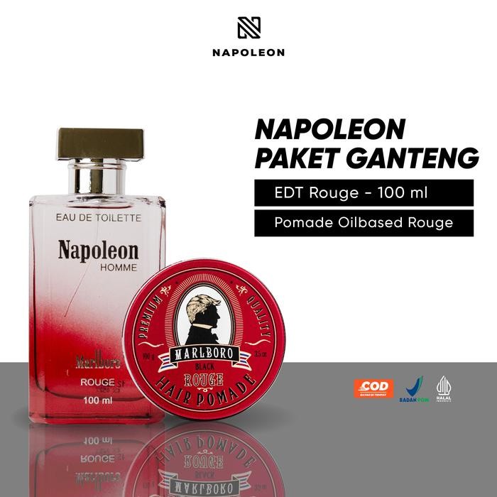 NAPOLEON Pomade Oilbased Rouge + Parfum Pria EDT Rouge