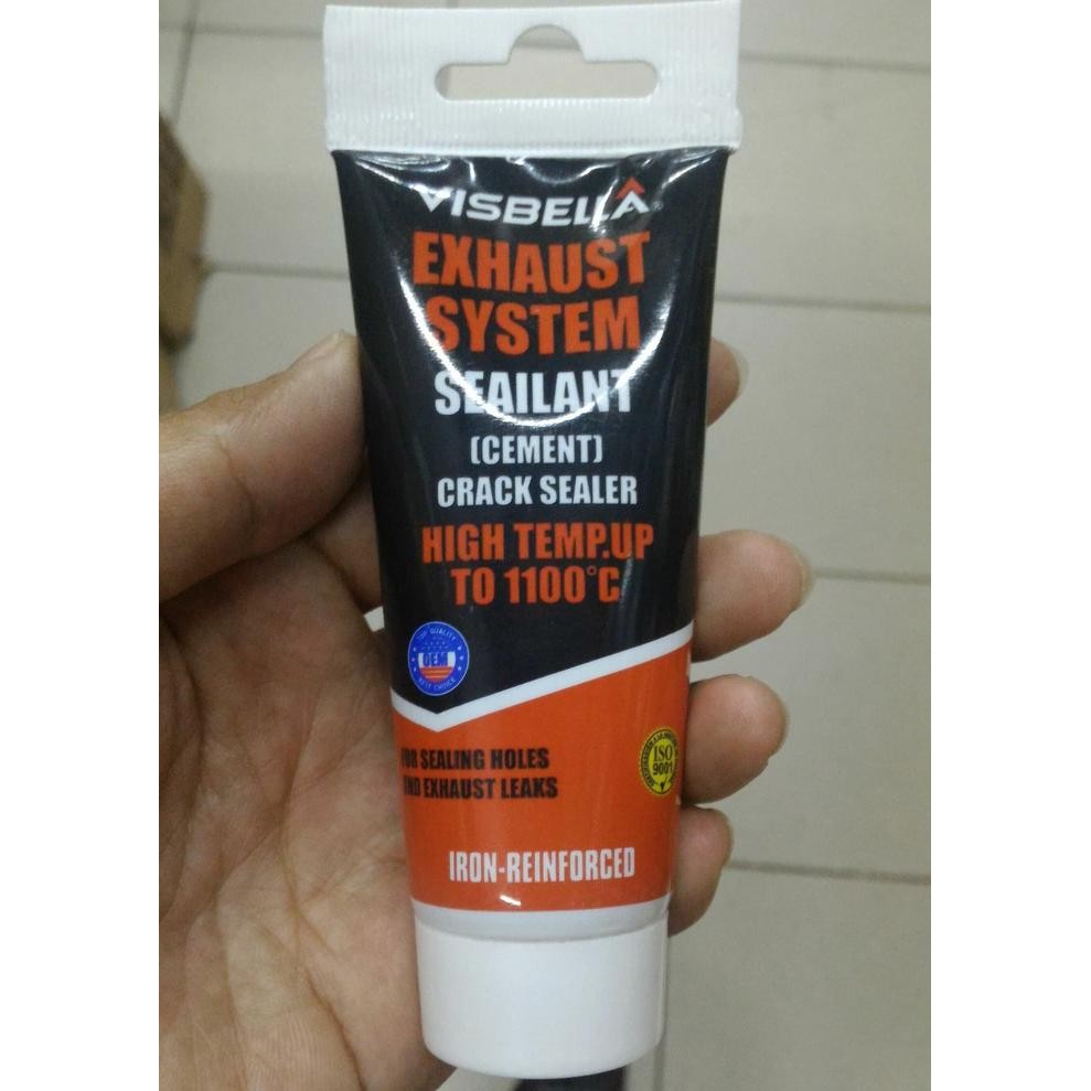 Visbella lem semen knalpot bocor - hi temp crack sealant