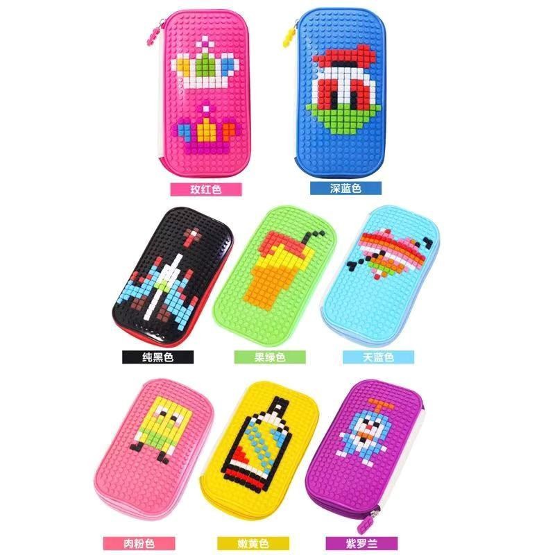 

Tempat Pensil Sekolah Lego Pixel Jig Saw Puzzle Cowok/Cewek