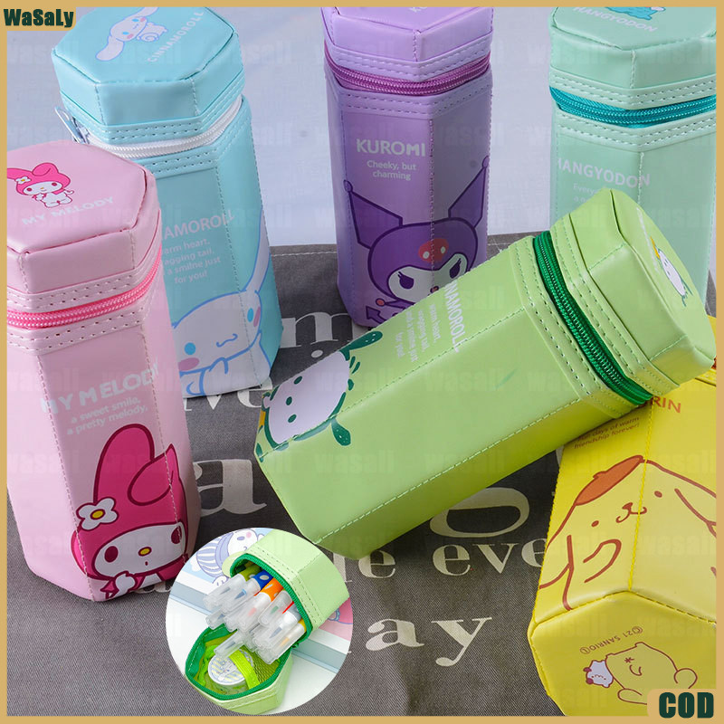 

Anak Pencil Case Pencil Case Tabung Tempat Pensil Hexagon Volume Tinggi CINNAMOROL MELODY KUROMI