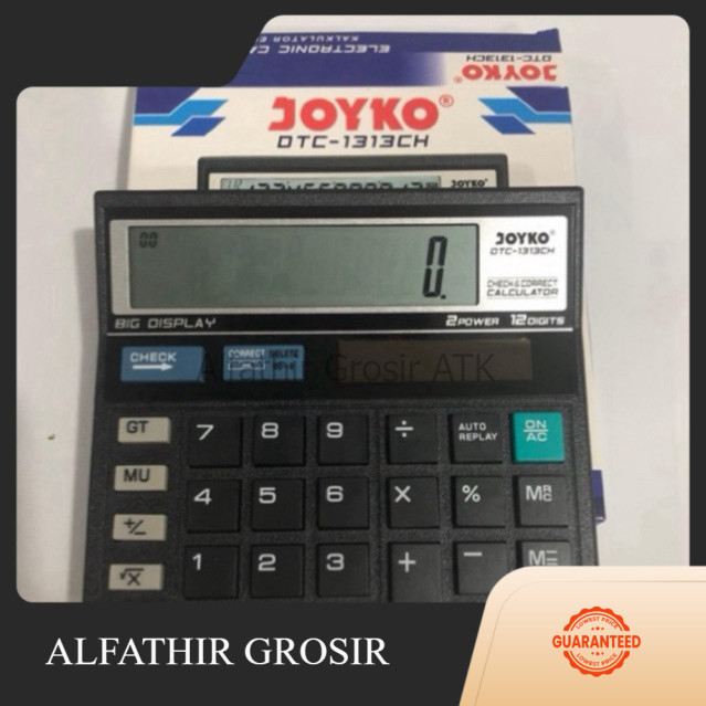 

Joyko Calculator DTC-1313CH 12 Digits Check Correct Kalkulator DTC-1313