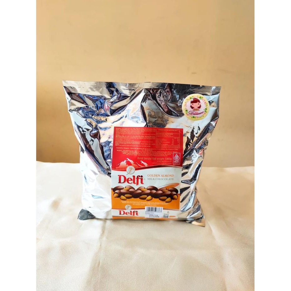 

1kg delfi almond - coklat kiloan pabrikan Terlaris