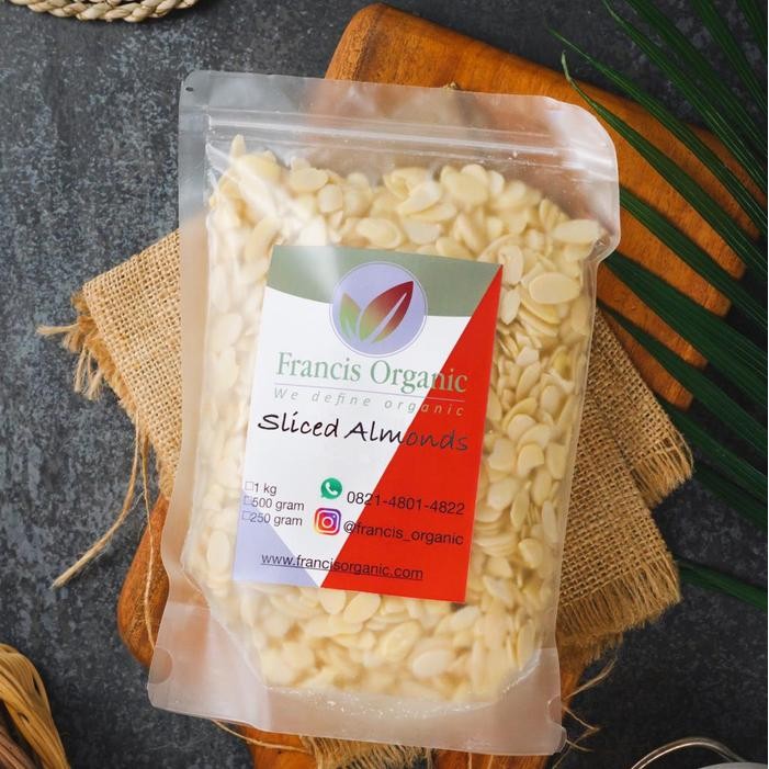 

Natural Sliced Almond / Almond Sliced 1000gr Terlaris