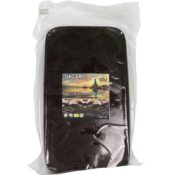 

Cau Chocolates - Organic Dark Chocolate Couverture 1 KG (DCC 1 kg) Terlaris
